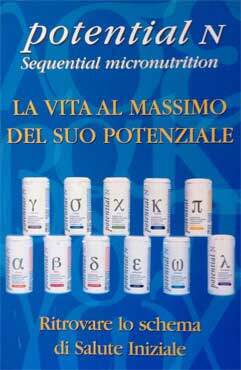 GE.FO. nutrition Srl: Potential N - integratori alimentari per la micronutrizione sequenziale